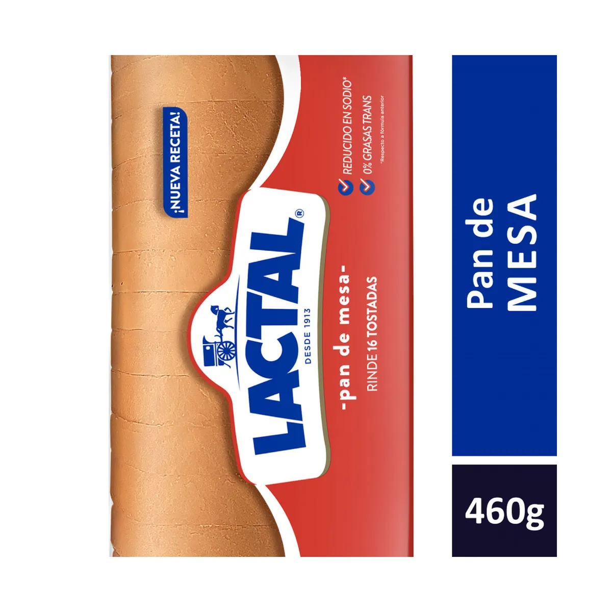 Pan blanco Lactal 460 grs
