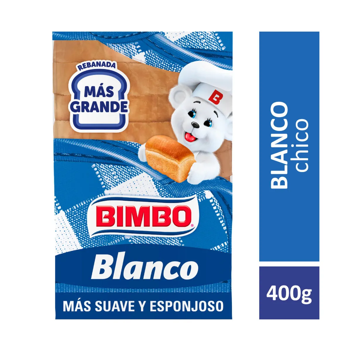 Pan blanco Bimbo 400 grs