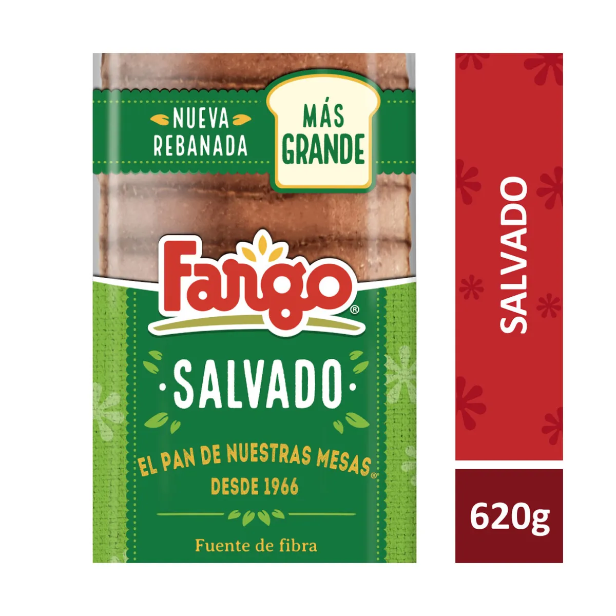 Pan salvado Fargo bolsa 620 grs