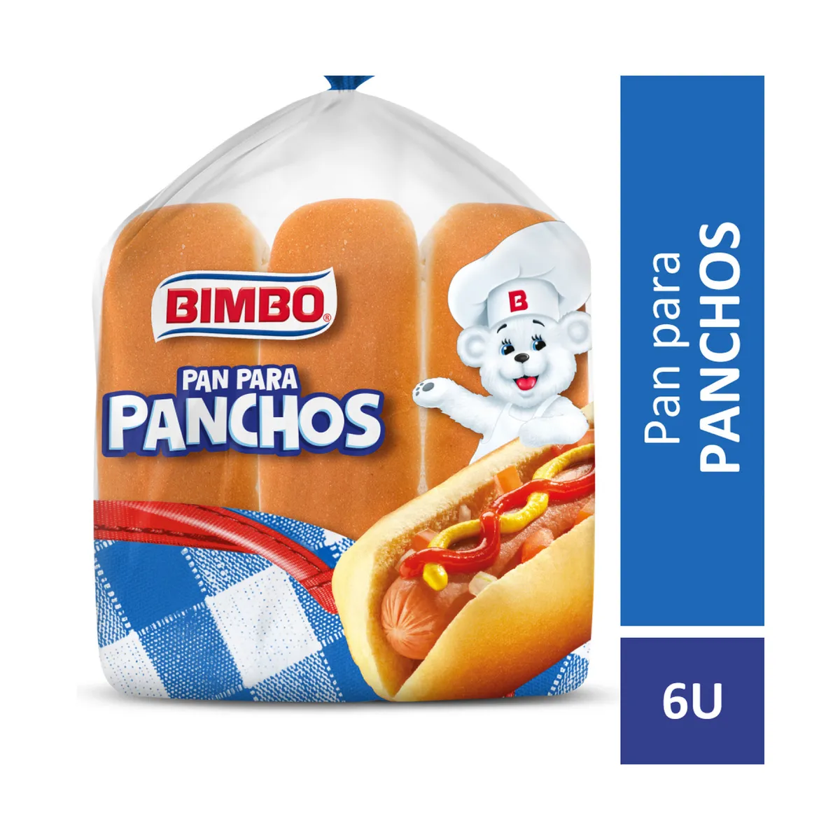 Pan para pancho Bimbo 6 uni