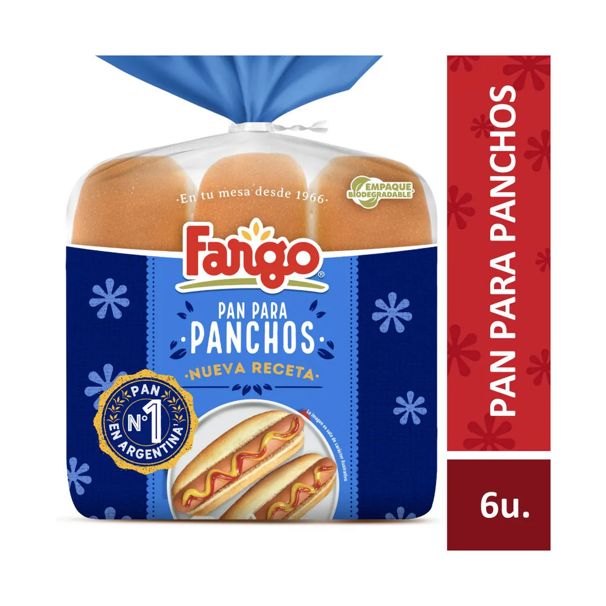 Pan de pancho Fargo 6 uni
