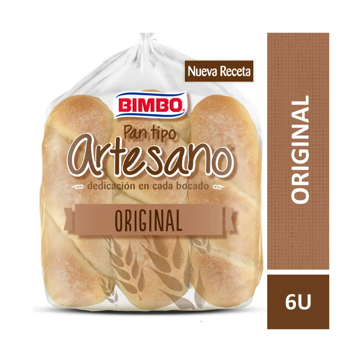 Pan de pancho Bimbo artesano 6 uni