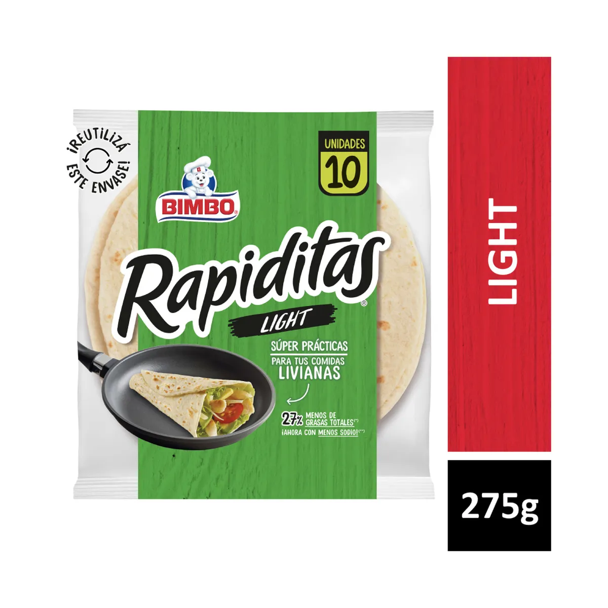 Tortillas light Rapiditas 10 uni