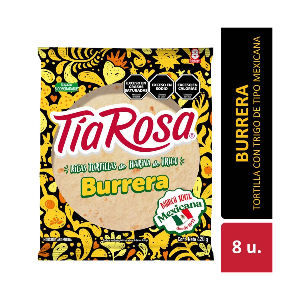 Burrera Tía Rosa 8 uni