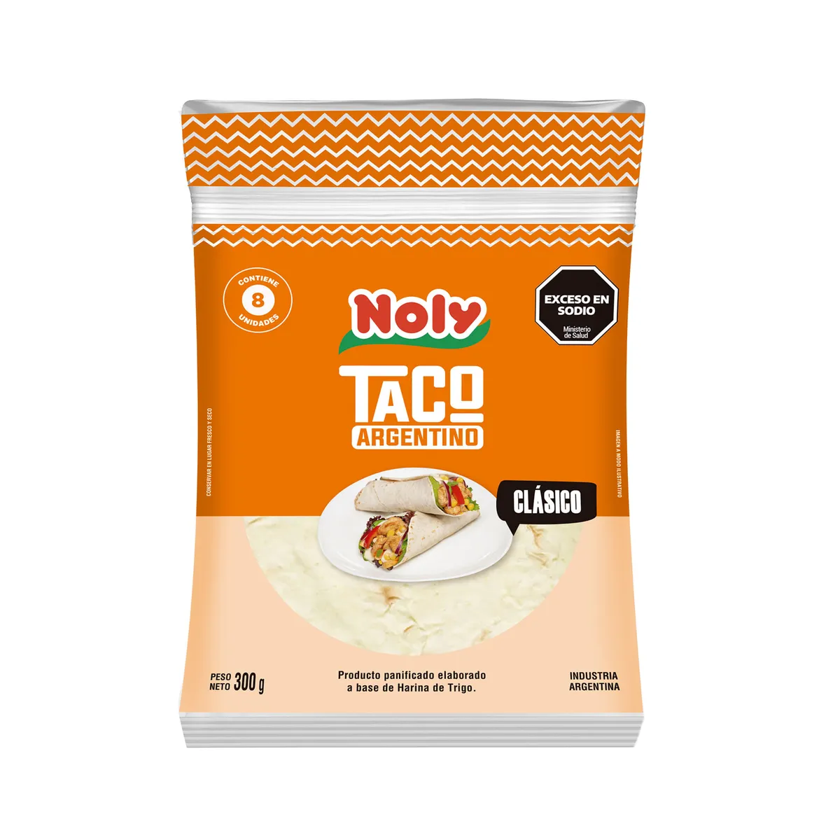 Tortillas taco argentino Doña Noly 300 g.