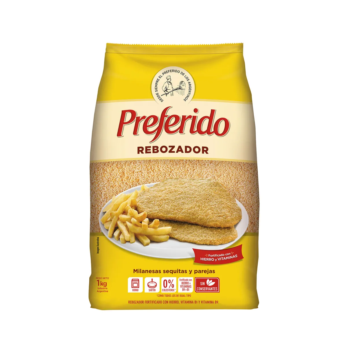 Rebozador Preferido en bolsa 1 kg.