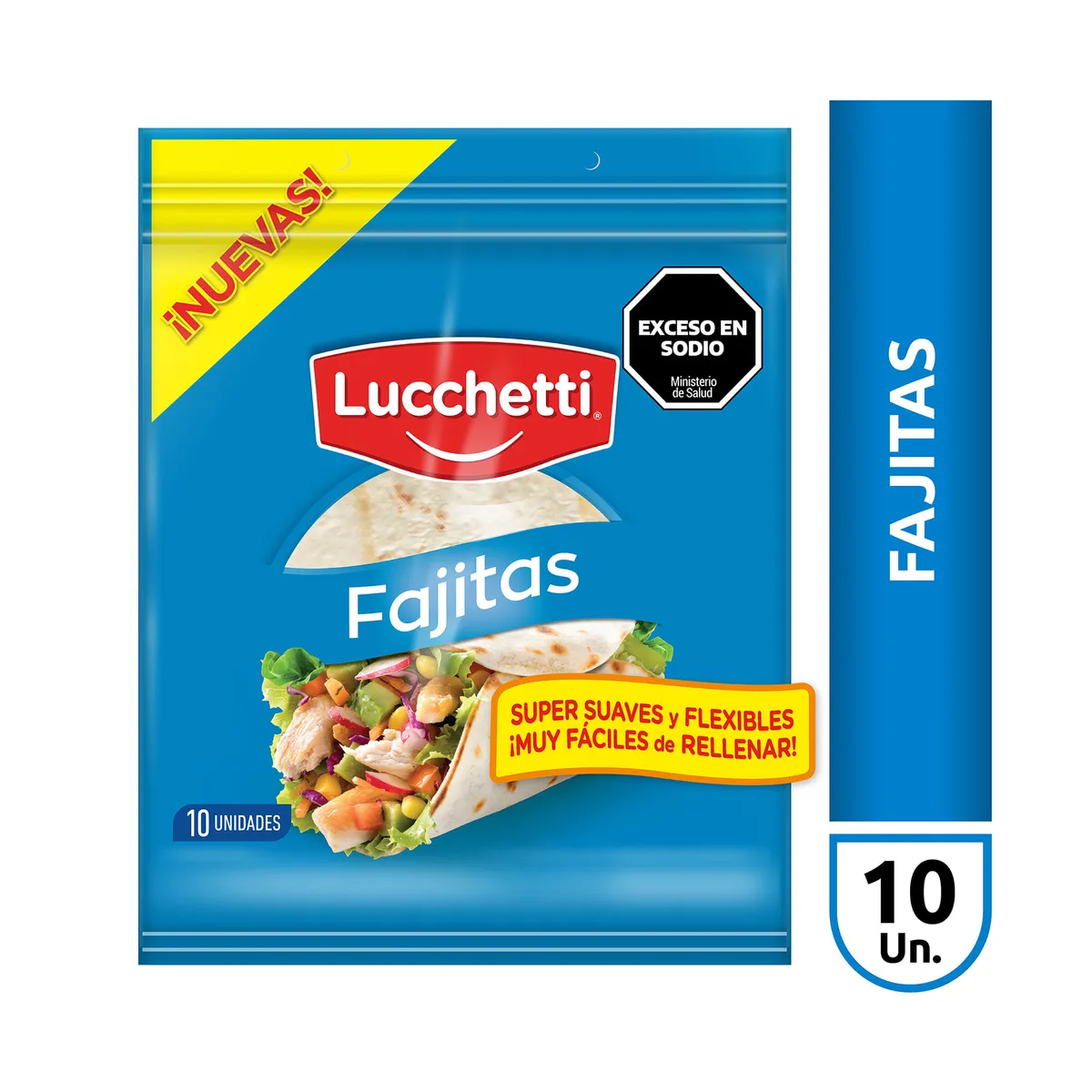 Fajitas Lucchetti x 10 uni