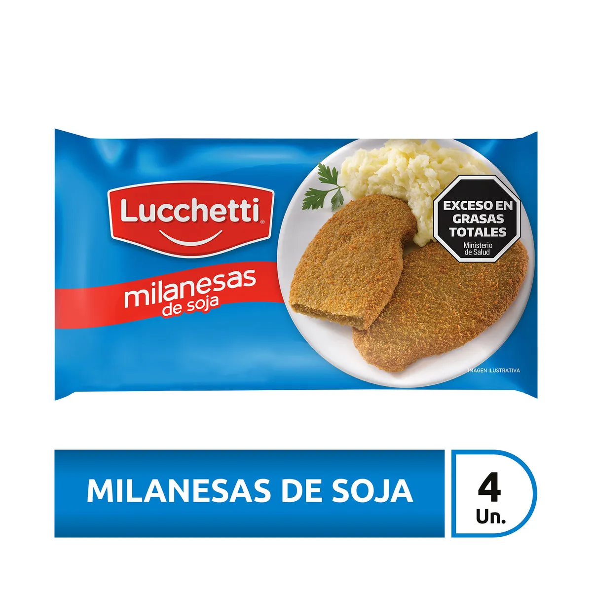 Milanesa de soja Mamá Lucchetti x 4 uni