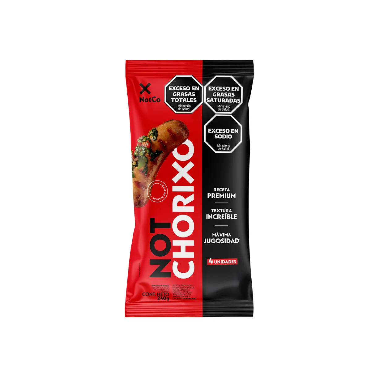 Chorizo a base de planta NotChorixo 240 grs