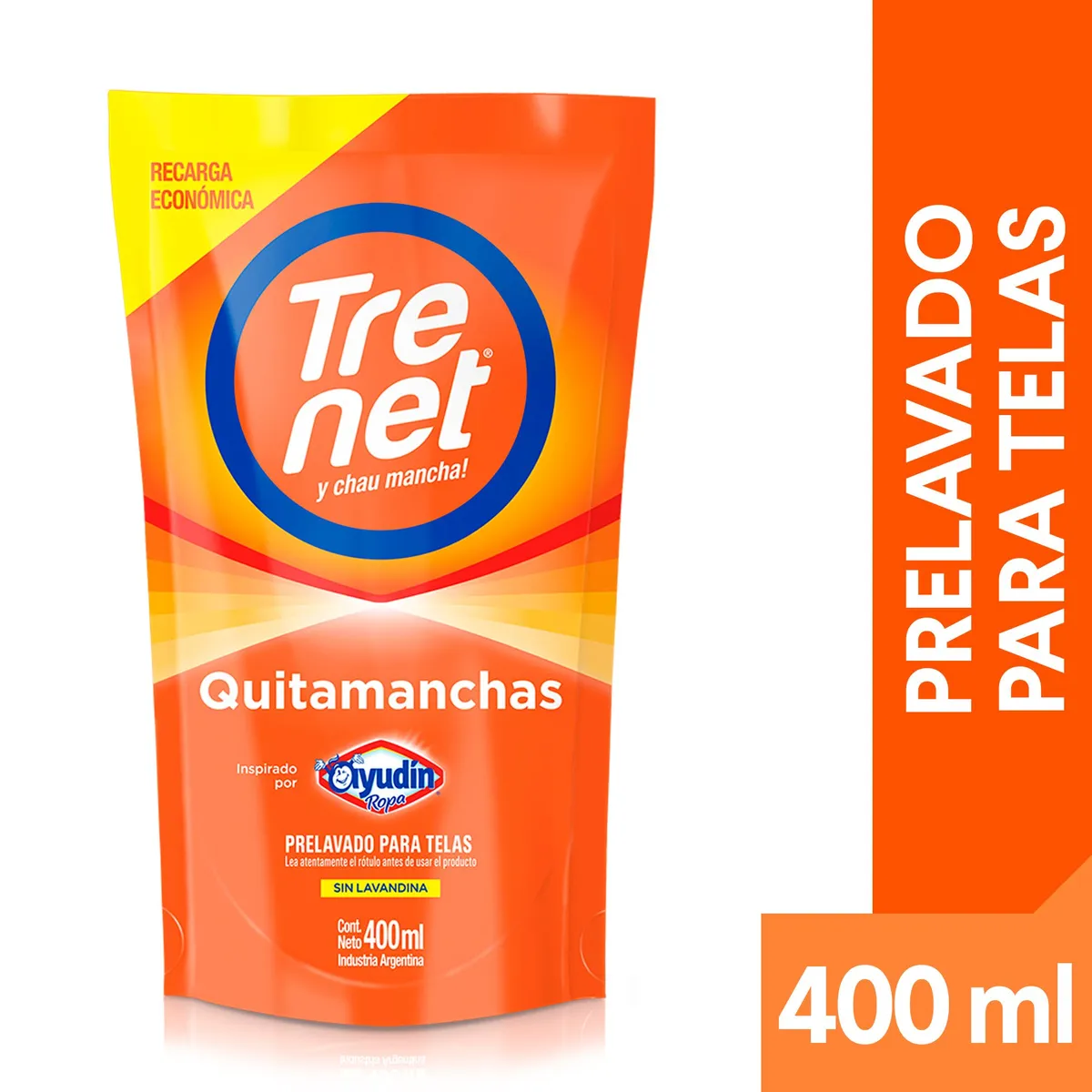Quitamanchas Trenet inspirado por Ayudin Ropa (Envase económico) 400 ml.