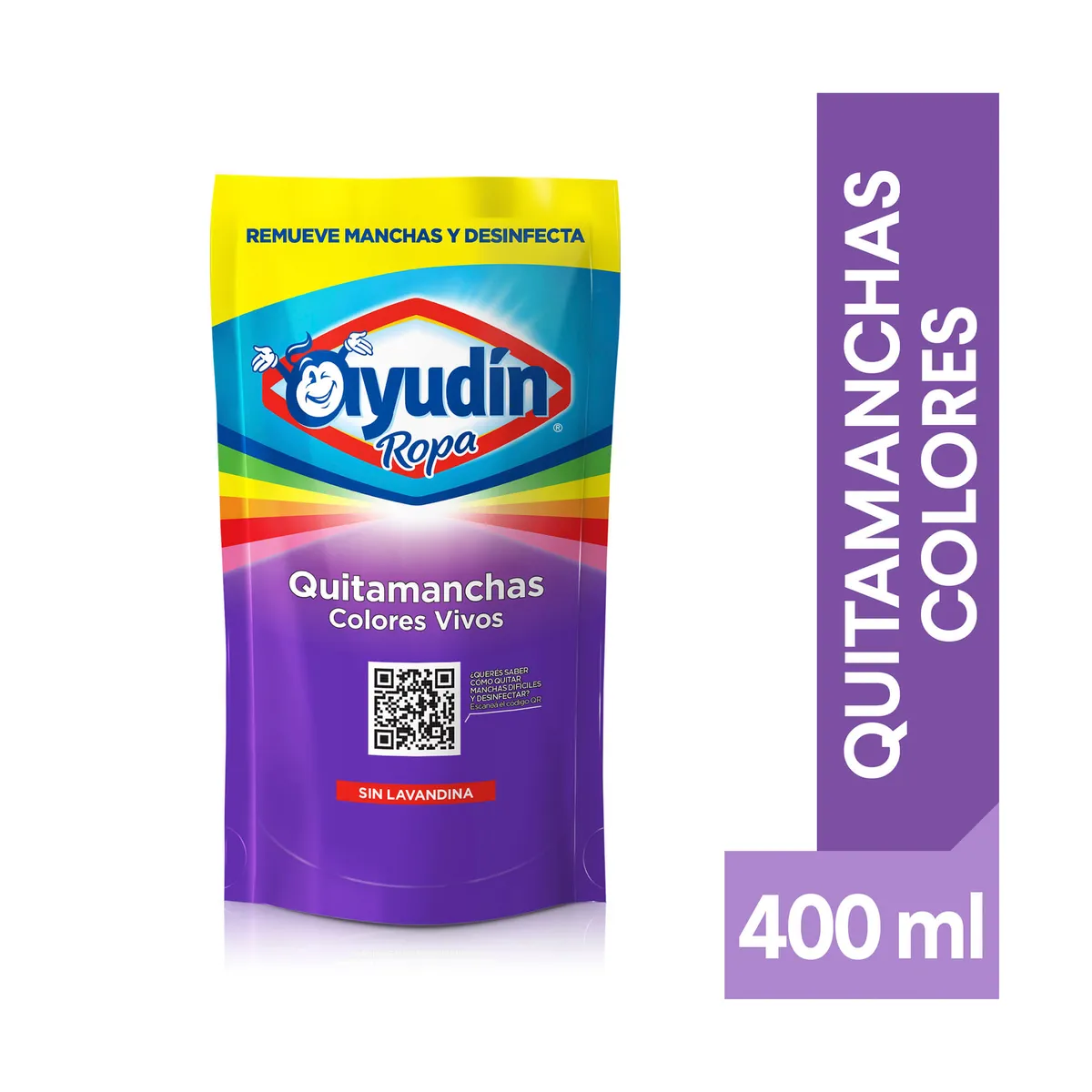 Quitamanchas Ayudín colores vivos 400 cc.