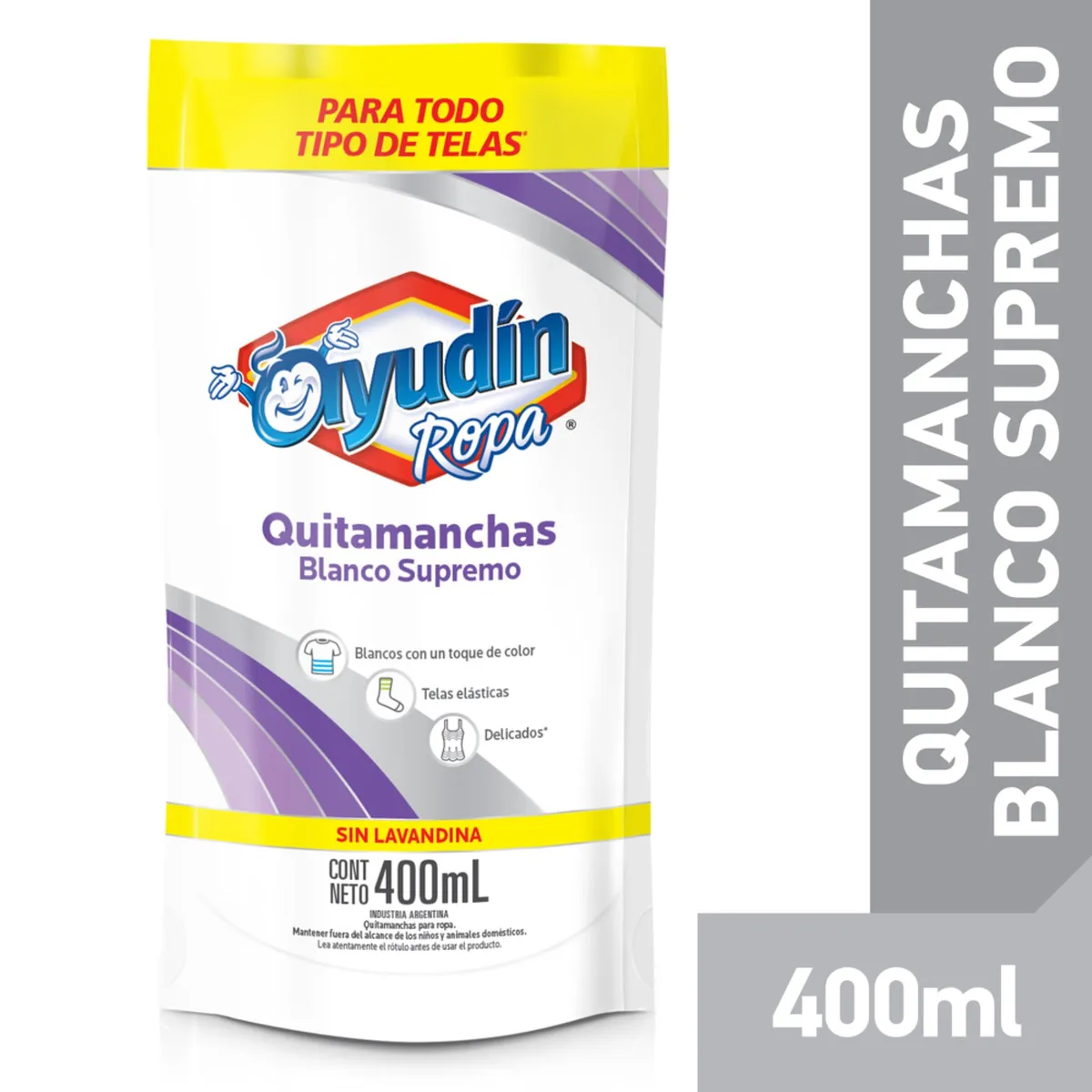 Quitamanchas Ayudín blanco supremo 400 cc.
