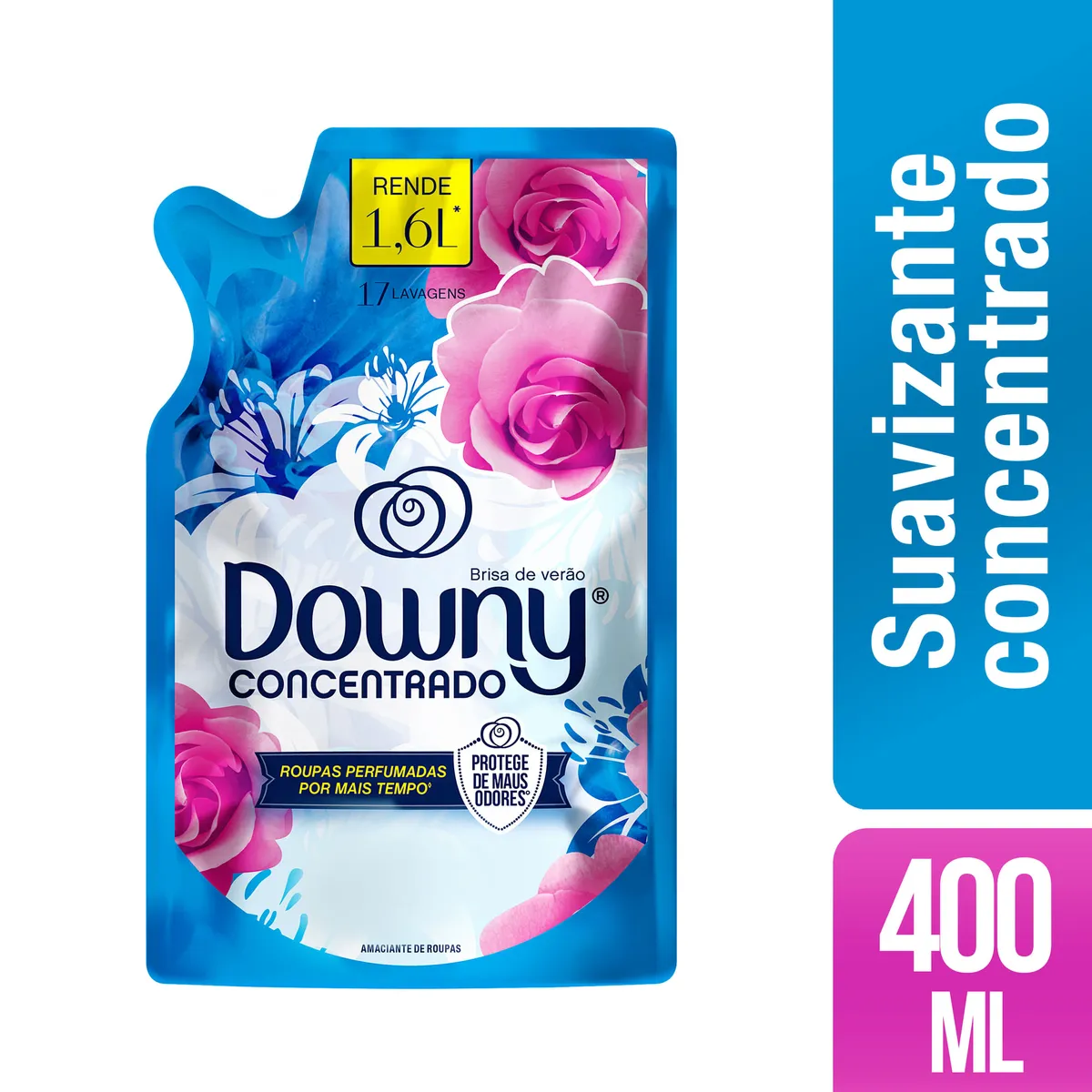 Suavizante para ropa Downy concentrado brisa de verano 400 cc.
