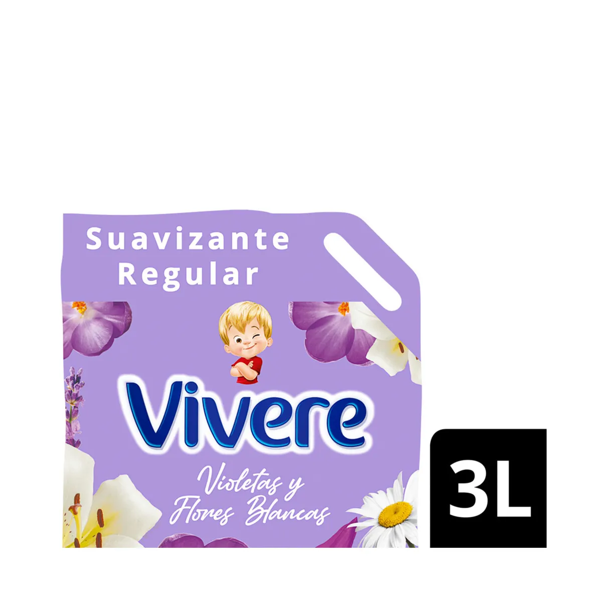 Suavizante clásico Vivere para ropa violetas dp 3 lt.