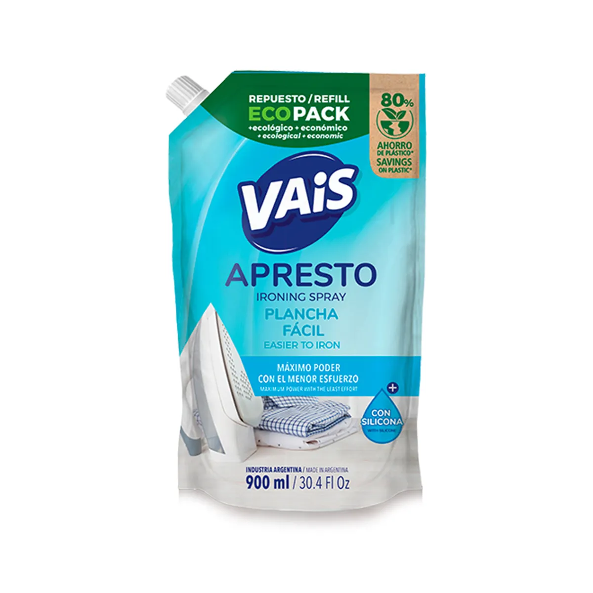 Apresto escopack Vais con tapa 900 cc.