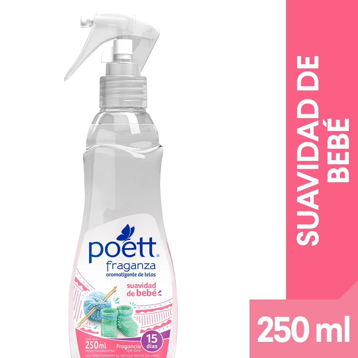 Aromatizante para tela Poett suavidad bebé 250 Cc.