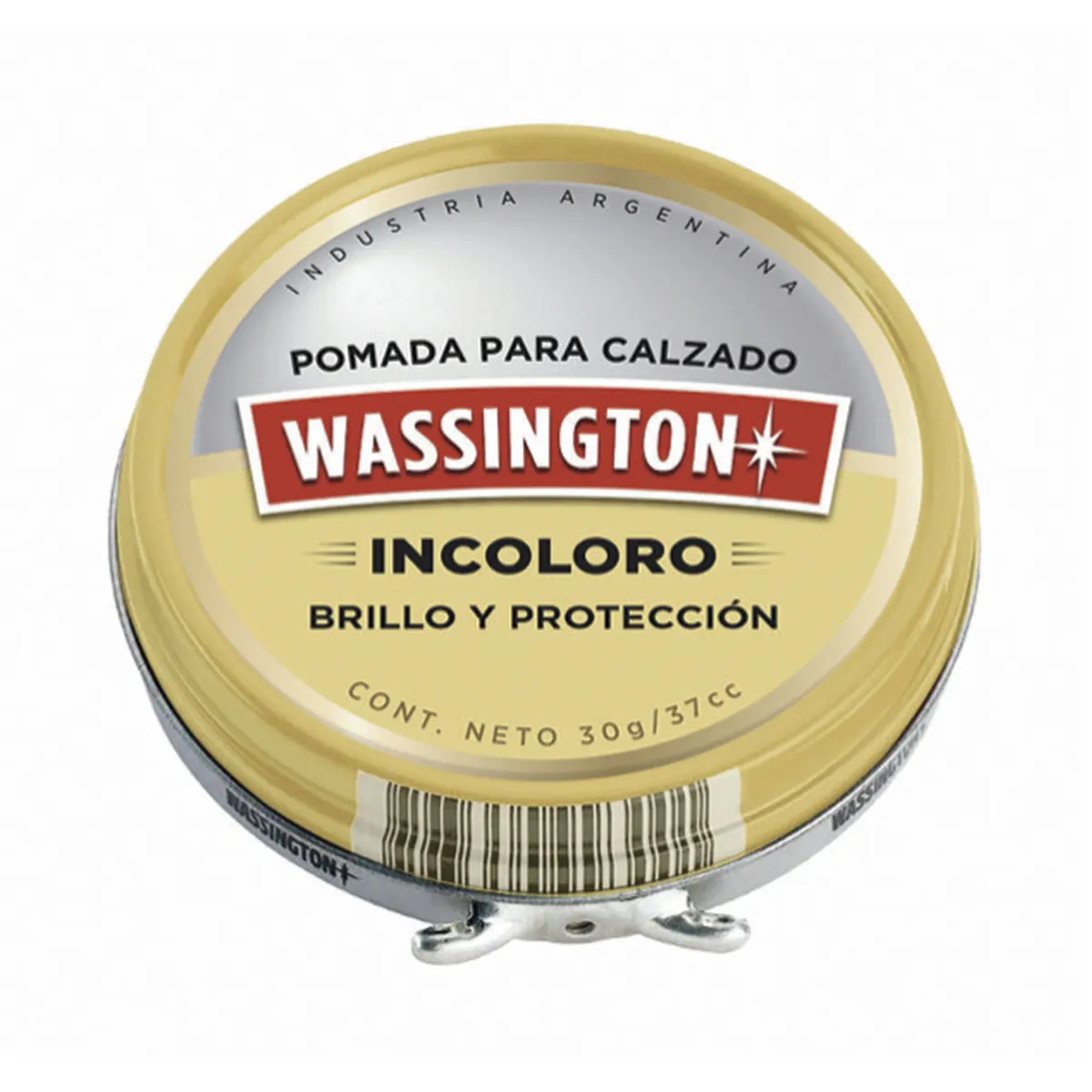 Pomada incolora Wassington para calzado 30 g.