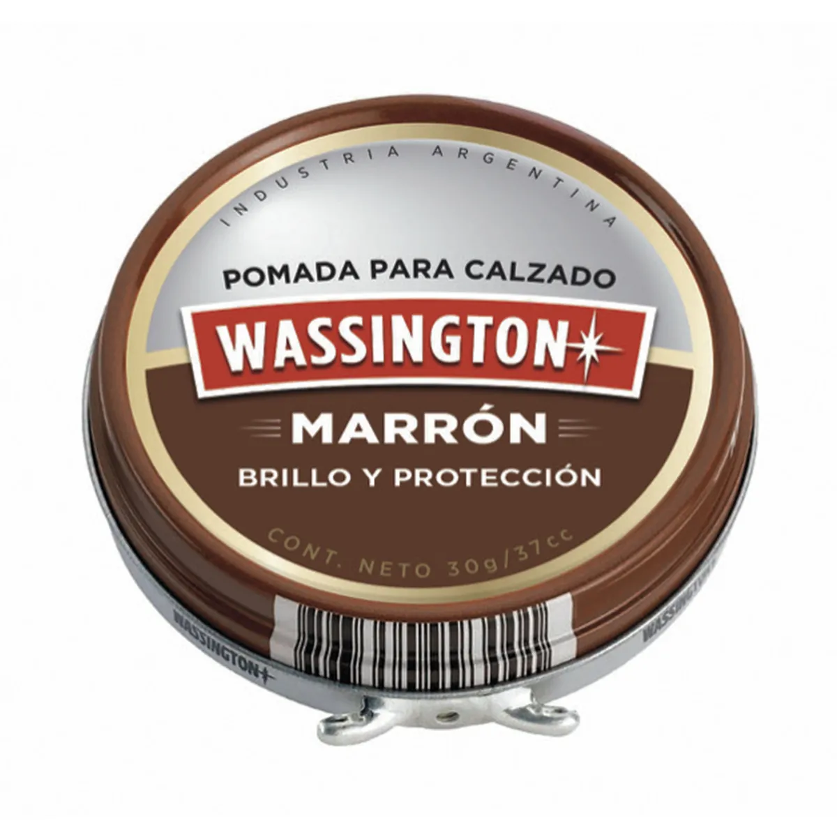 Pomada marrón Wassington para calzado 30 g.