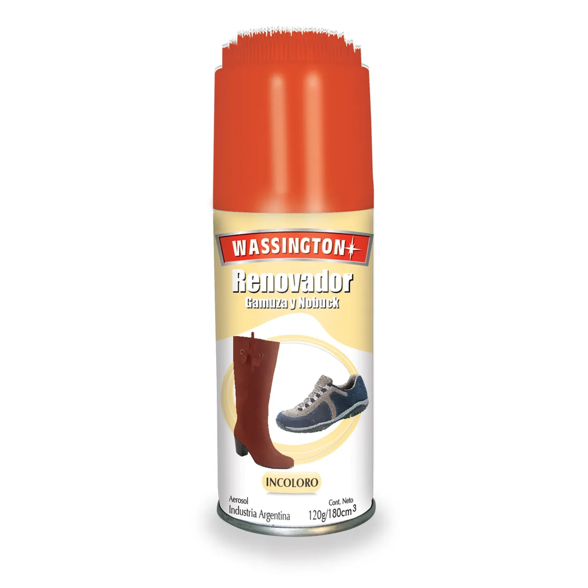 Renovador incoloro Wassington gamuza y nobuck 180 cc.