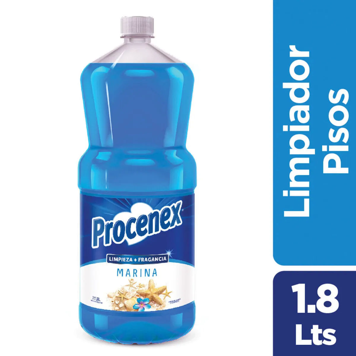 Limpiador líquido Procenex pisos marina 1.8 l.