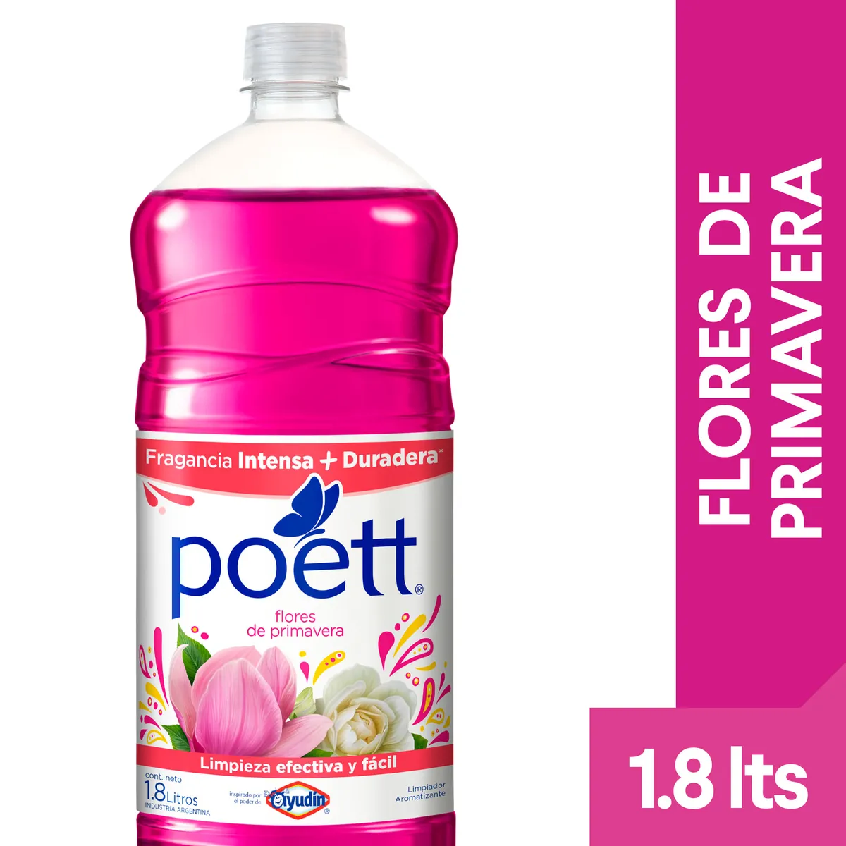Limpiador líquido aromatizante Poett flores de primavera 1.8 lts.