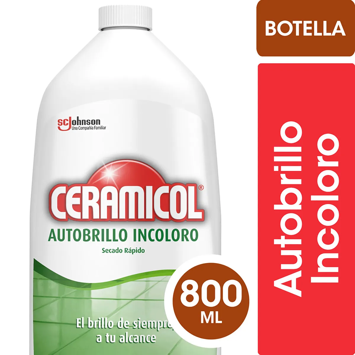 Autobrillo Ceramicol botella 800 ml.