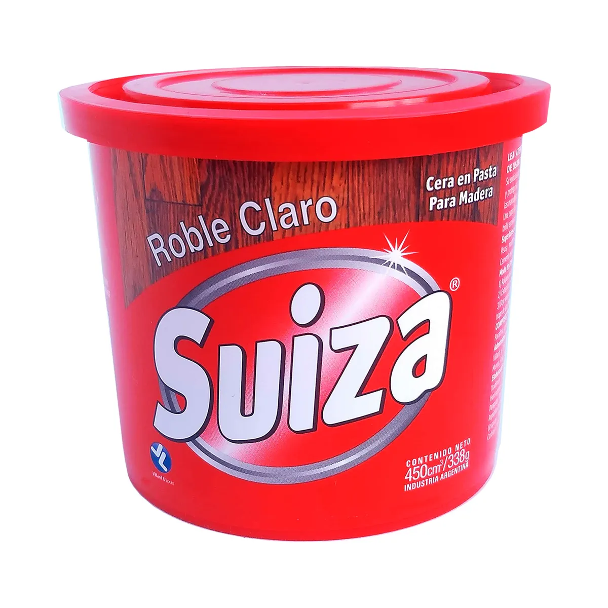 Cera para pisos Suiza roble claro 450 cc.