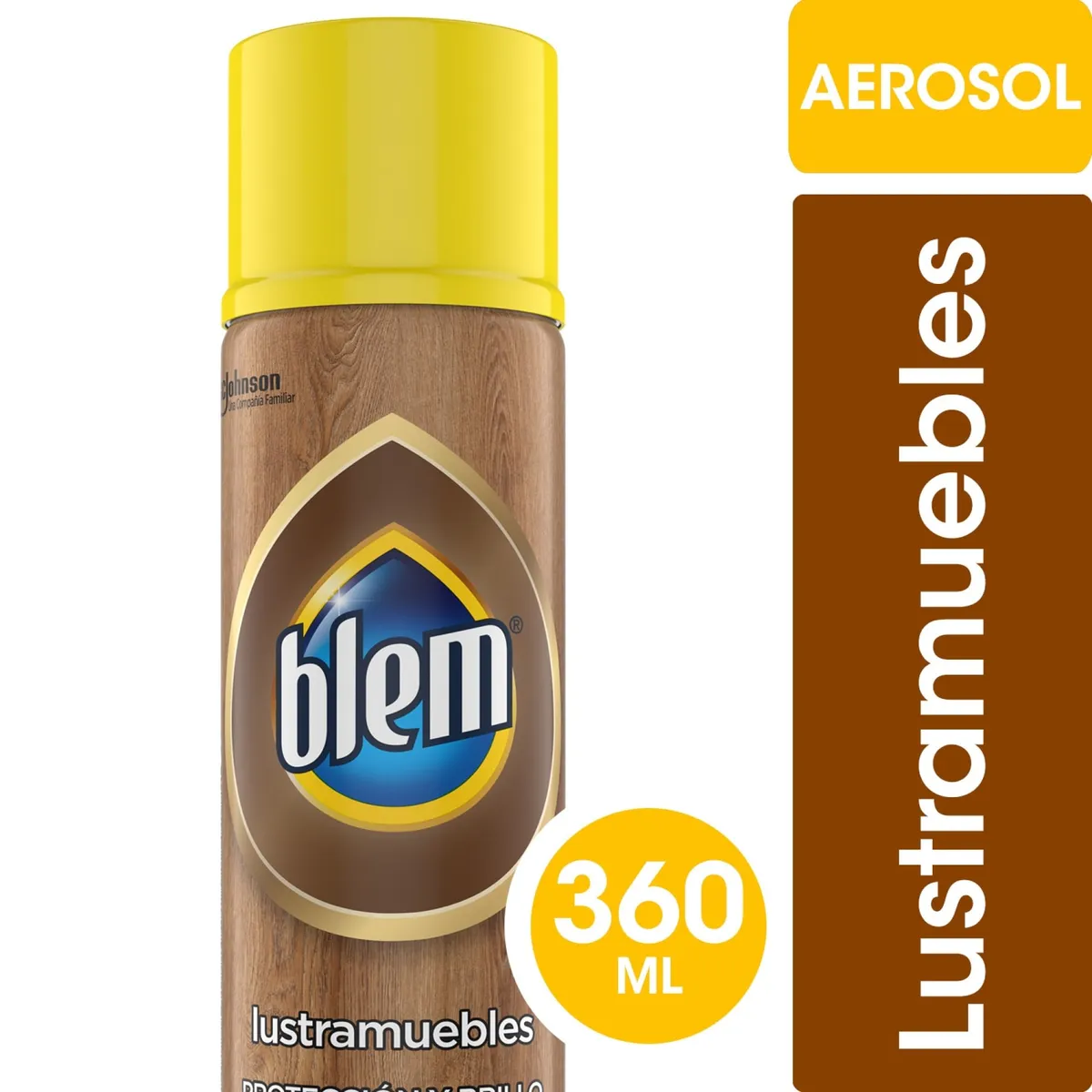 Lustramuebles Blem brillo y protección madera original aerosol 360 ml