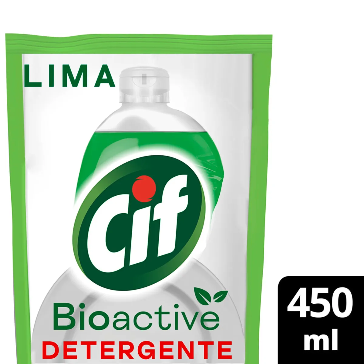 Detergente Cif bioactive lima repuesto 450 cc.