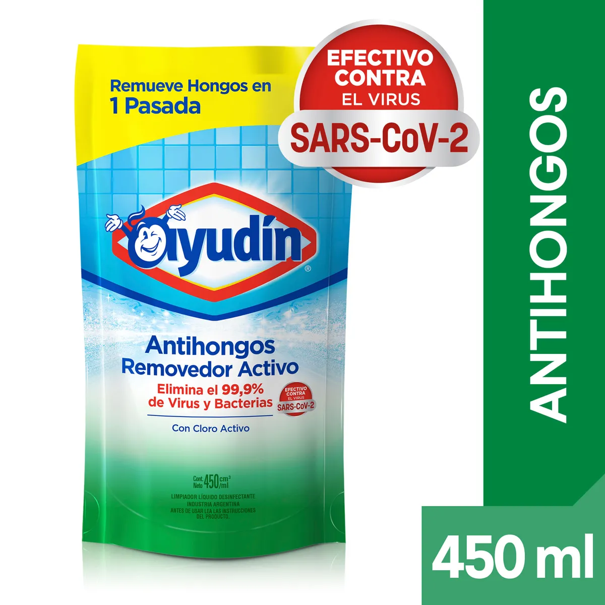 Limpiador antihongos Ayudín removedor activo (envase económico) 450 ml.