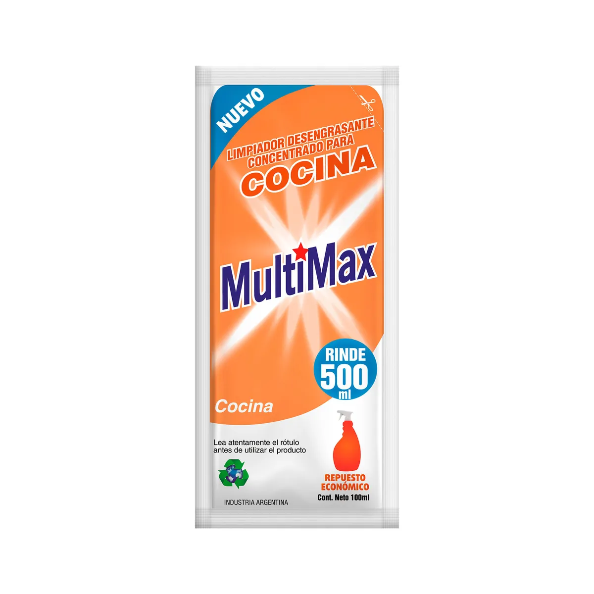 Limpiador de cocina Multimax concentrado 100 cc.