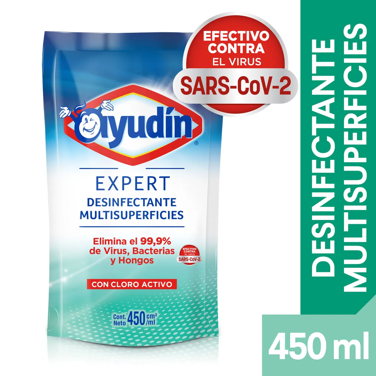 Desinfectante multisuperficies Ayudín (envase económico) 450 ml.