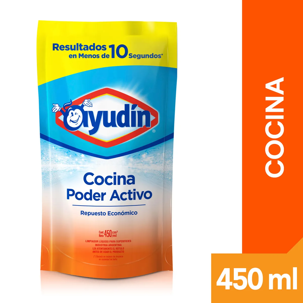 Limpiador de cocina Ayudín poder activo (envase económico) 450 ml.
