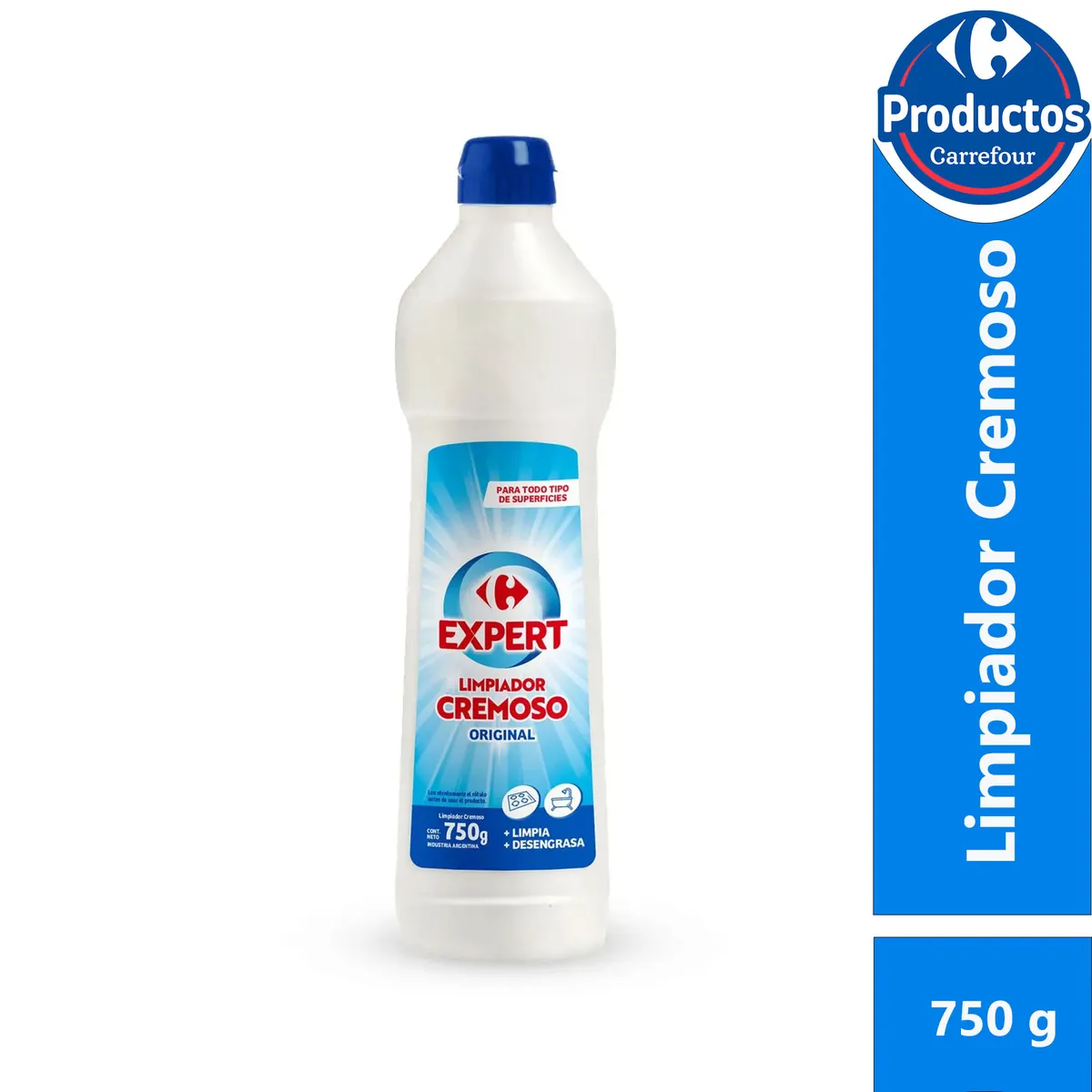 Limpiador cremoso Carrefour Expert 500 cc.