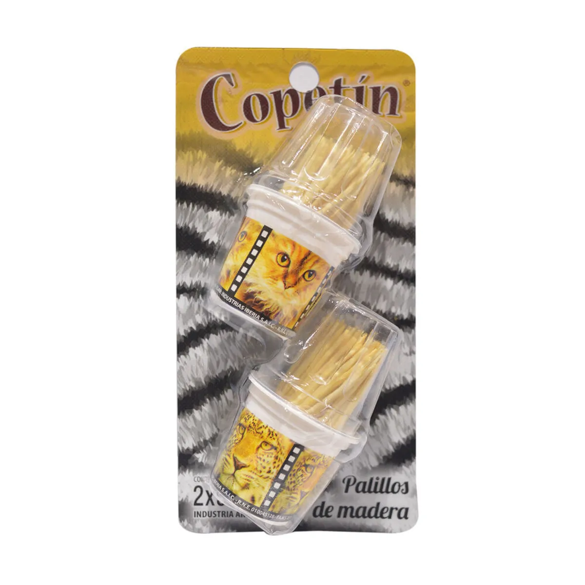 Palillos de copetín 2 x 50 u.