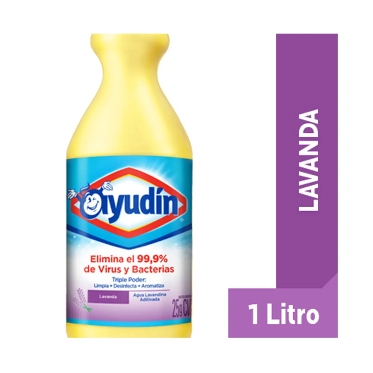 Lavandina Ayudín triple poder lavanda 1 l.