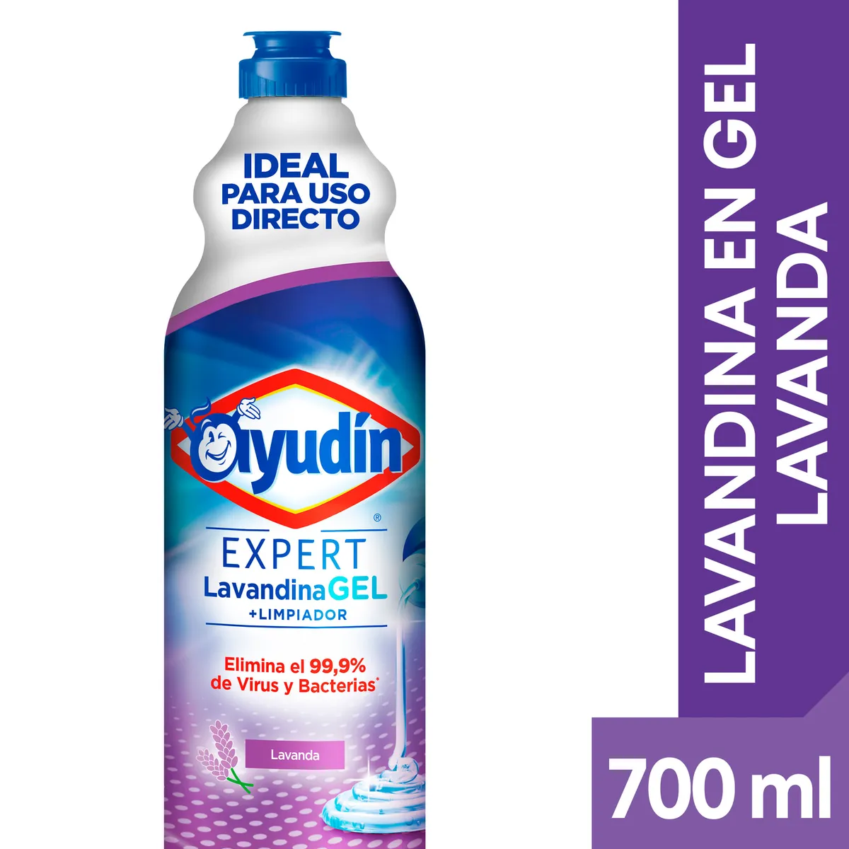 Lavandina en gel Ayudín lavanda 700 ml.