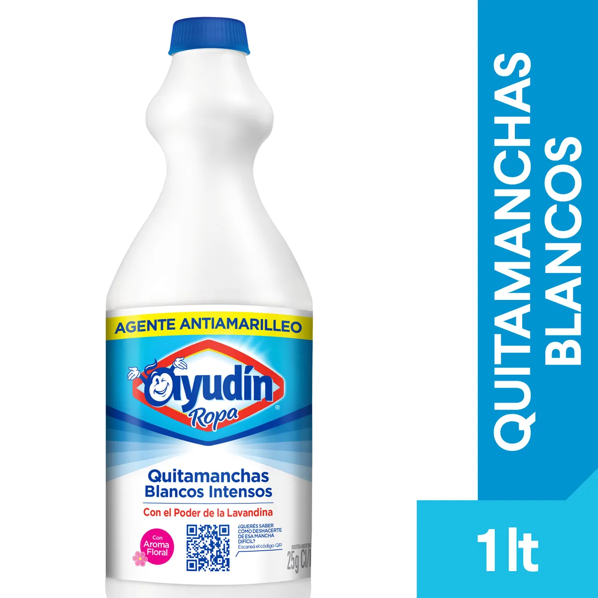 Quitamanchas Ayudín blancos intensos floral 1 l.