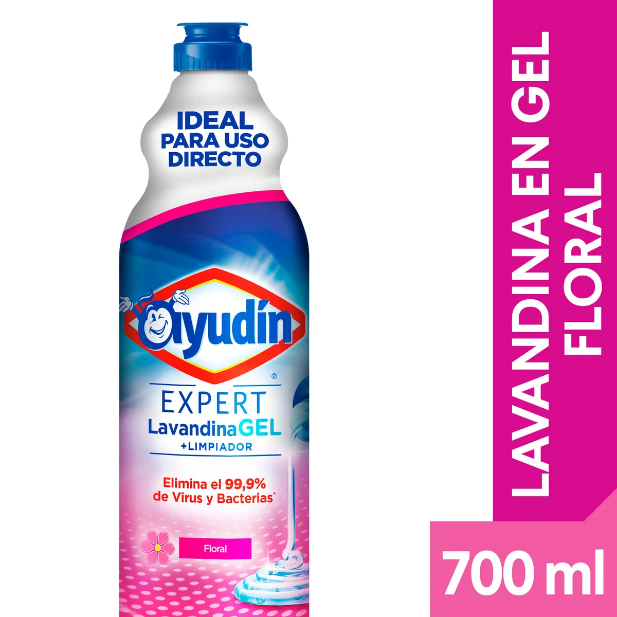 Lavandina en gel Ayudín floral 700 ml.