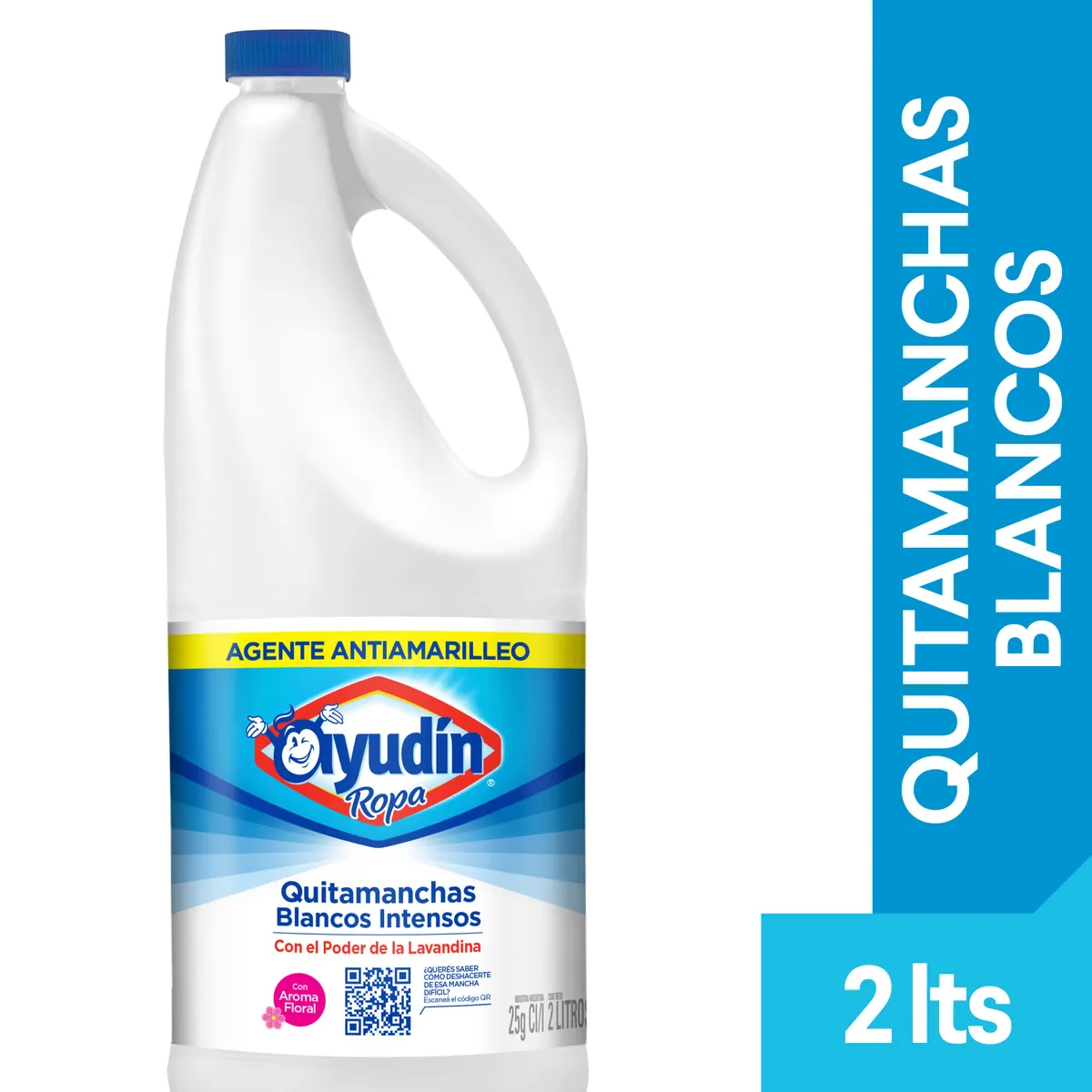 Quitamanchas Ayudín blancos intensos floral 2 l.