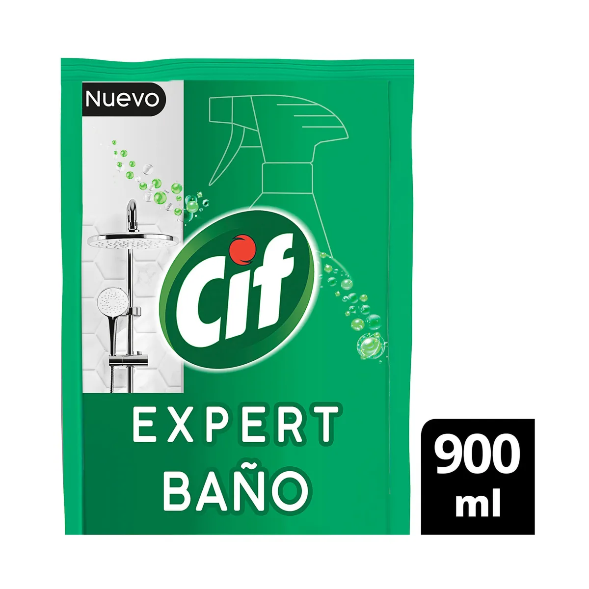 Limpiador para baño Cif expert 900 cc.