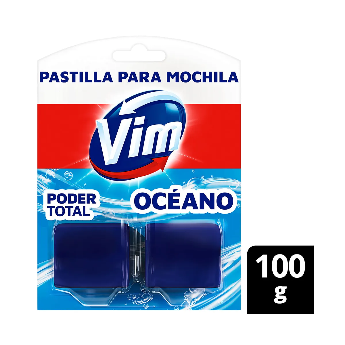 Canasta inodoro poder total Vim oceano 100 g.