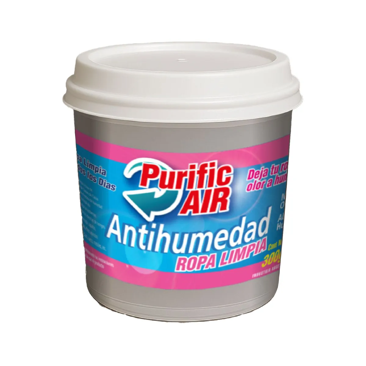 Antihumedad Purific Air ropa limpia en pote 300 grs
