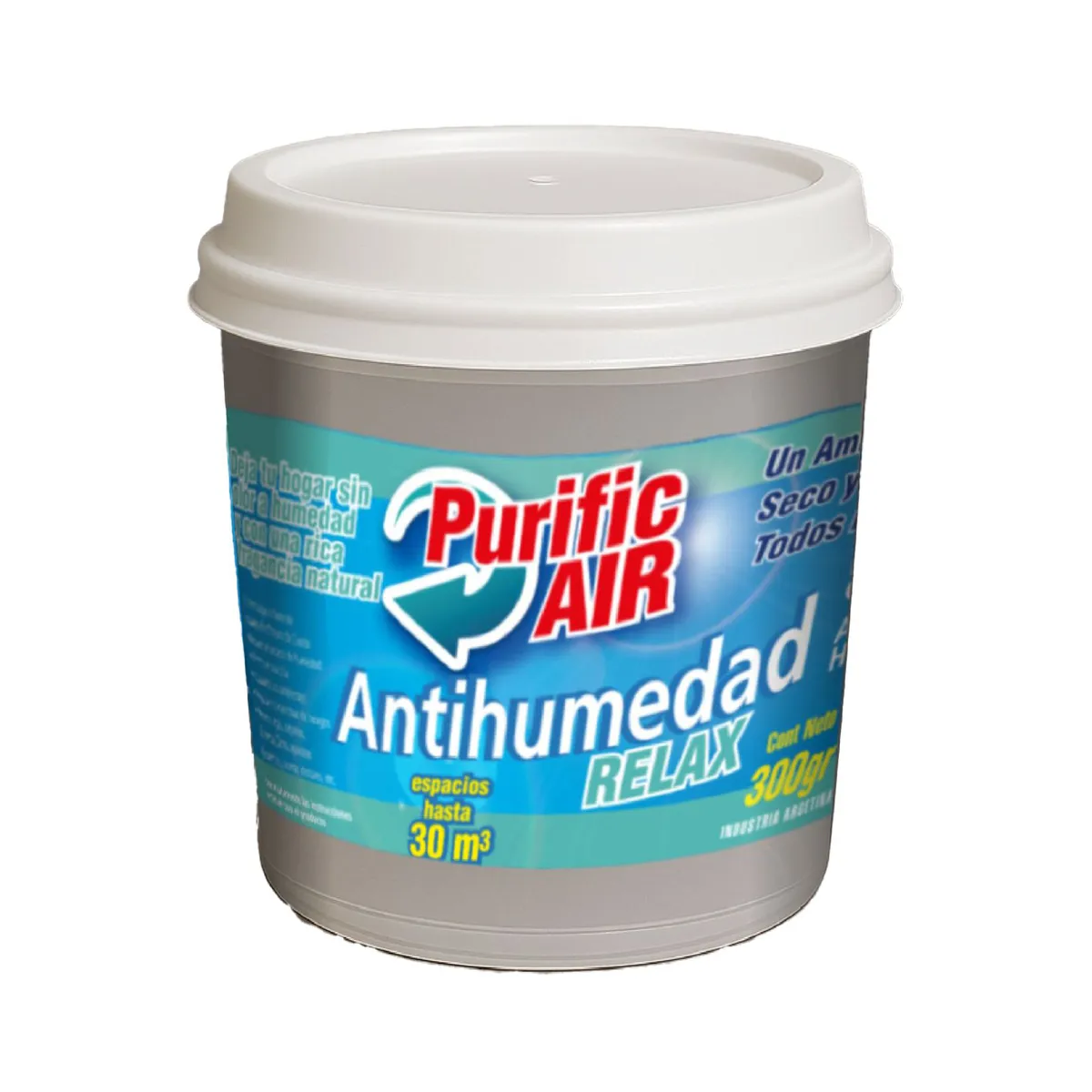 Antihumedad Purific Air aroma relax en pote 300 grs