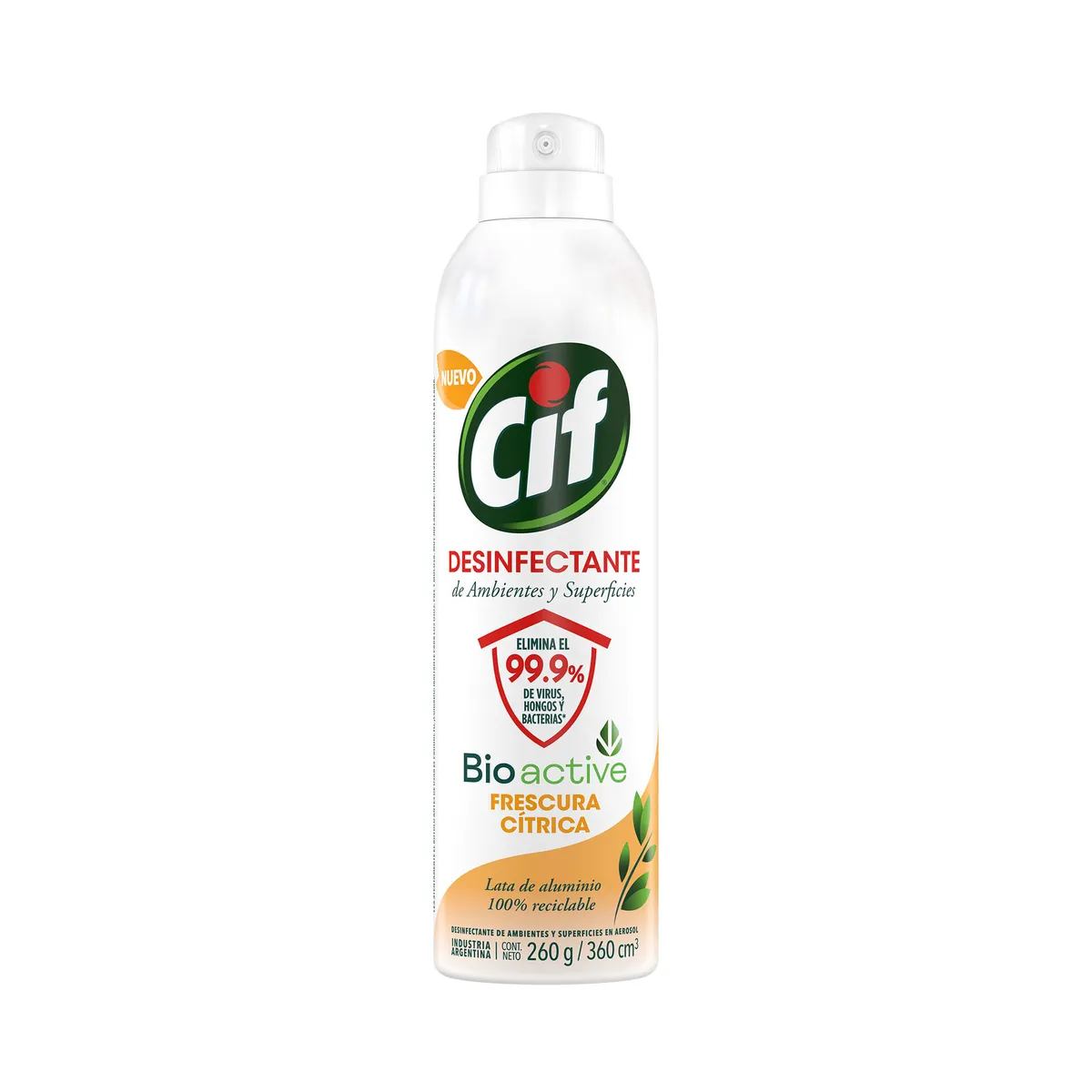 Desinfectante en aerosol Cif fresc citrica 360 cc.