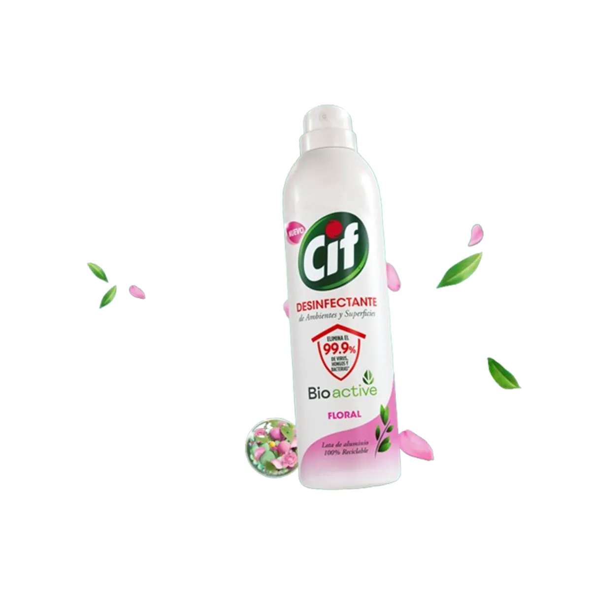 Desinfectante en aerosol Cif floral 360 ml