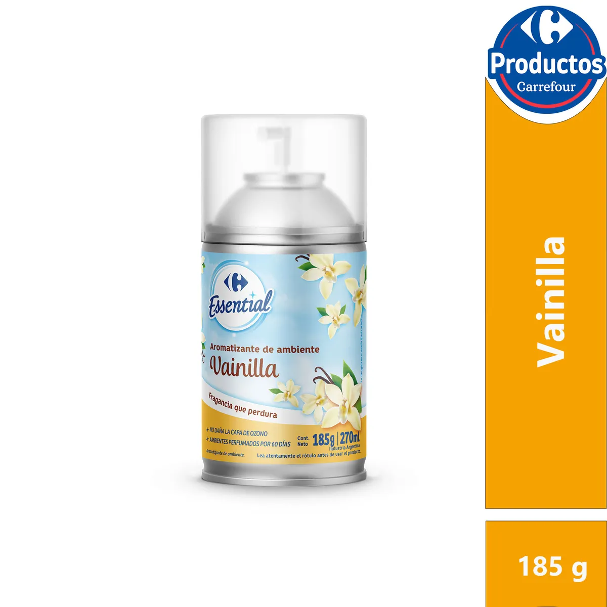 Aromatizador de ambiente Carrefour Essential vainilla 185 g.