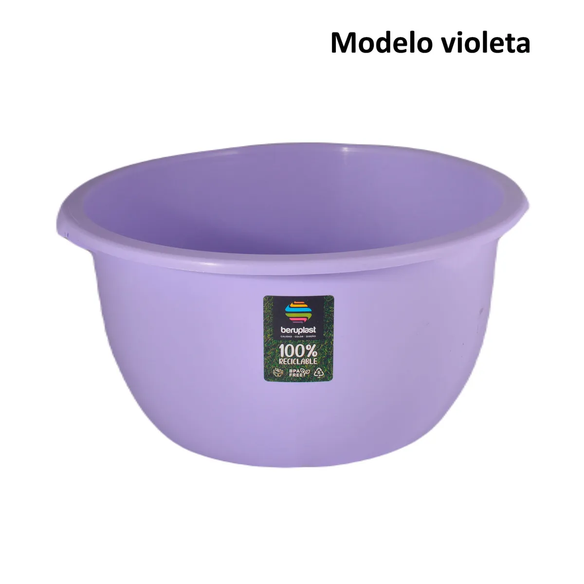 Fuentón Beruplast pastel 12 lts (Modelos Surtidos)