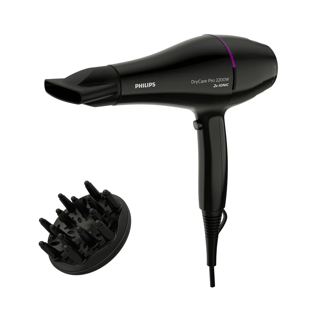 Secador de pelo Philps 2200W BHD274/00 negro