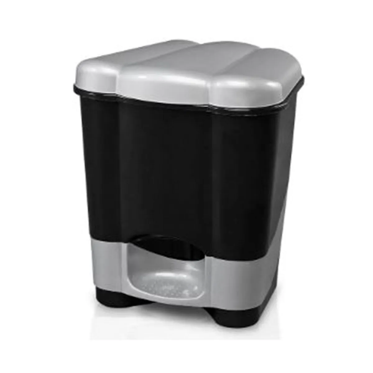 Cesto de residuos Carrefour Home a pedal 12 lts negro